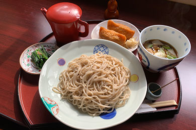 Duck meatball soba set meal
